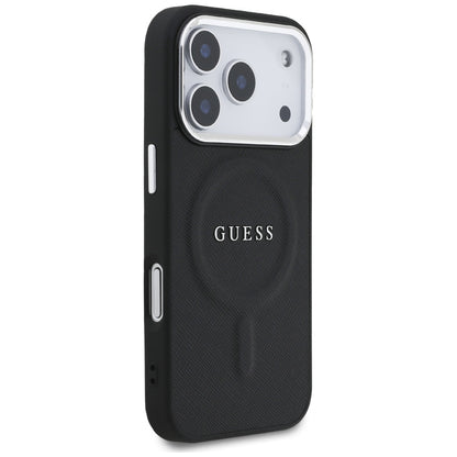 MagSafe-deksel for Apple iPhone 17 Pro, Guess, Classic Logo, Svart