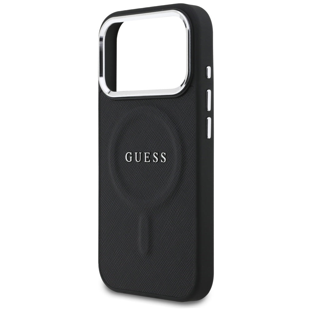 MagSafe-deksel for Apple iPhone 17 Pro, Guess, Classic Logo, Svart