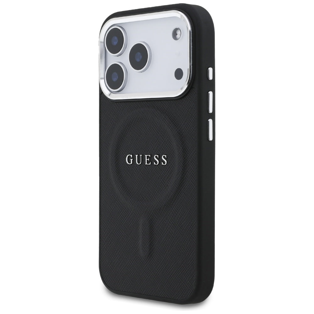 MagSafe-deksel for Apple iPhone 17 Pro, Guess, Classic Logo, Svart