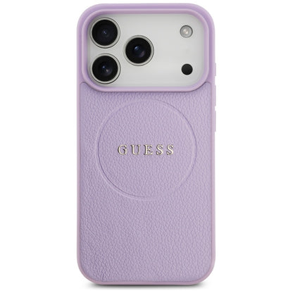 MagSafe-deksel for Apple iPhone 17 Pro, Guess, Grained Gold Ring, Rosa