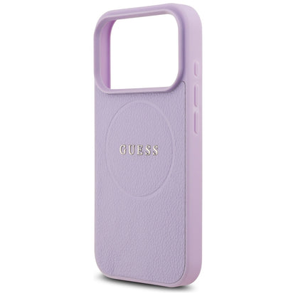 MagSafe-deksel for Apple iPhone 17 Pro, Guess, Grained Gold Ring, Rosa