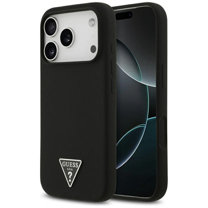 MagSafe-deksel for Apple iPhone 17 Pro, Guess, Triangle Logo, Svart