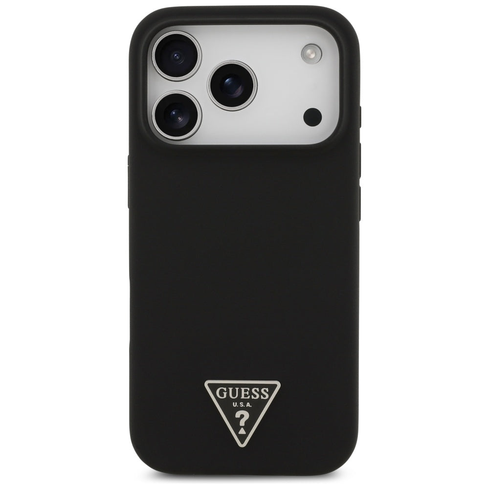 MagSafe-deksel for Apple iPhone 17 Pro, Guess, Triangle Logo, Svart