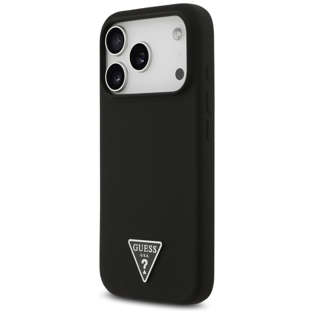 MagSafe-deksel for Apple iPhone 17 Pro, Guess, Triangle Logo, Svart