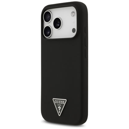 MagSafe-deksel for Apple iPhone 17 Pro, Guess, Triangle Logo, Svart