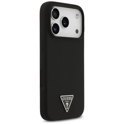 MagSafe-deksel for Apple iPhone 17 Pro, Guess, Triangle Logo, Svart