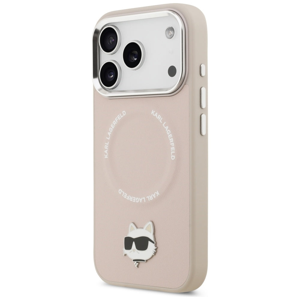 MagSafe-deksel for Apple iPhone 17 Pro, Karl Lagerfeld, Choupette Pin, Rosa