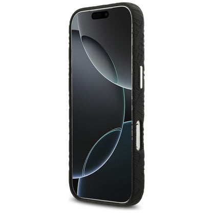 MagSafe-deksel for Apple iPhone 17 Pro, Karl Lagerfeld, FW Stamped Karl, Svart