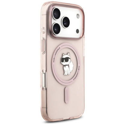 MagSafe-deksel for Apple iPhone 17 Pro, Karl Lagerfeld, IML Choupette, Rosa