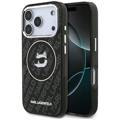 MagSafe-deksel for Apple iPhone 17 Pro, Karl Lagerfeld, IML Choupette`s Head, Svart