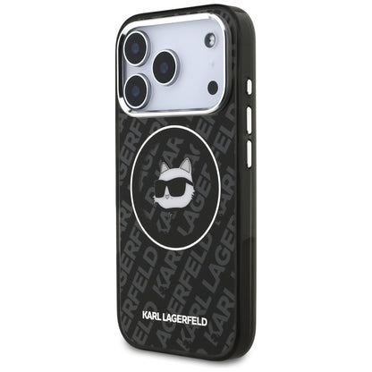 MagSafe-deksel for Apple iPhone 17 Pro, Karl Lagerfeld, IML Choupette`s Head, Svart