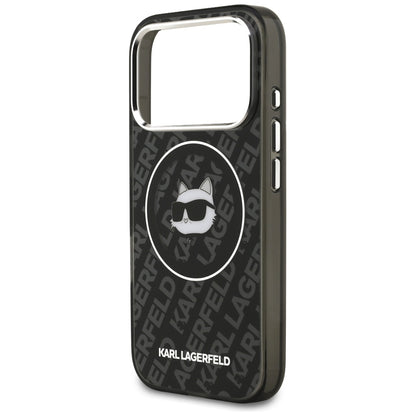 MagSafe-deksel for Apple iPhone 17 Pro, Karl Lagerfeld, IML Choupette`s Head, Svart