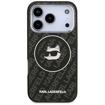MagSafe-deksel for Apple iPhone 17 Pro, Karl Lagerfeld, IML Choupette`s Head, Svart