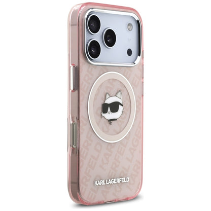 MagSafe-deksel for Apple iPhone 17 Pro, Karl Lagerfeld, IML Choupette`s Head, Rosa