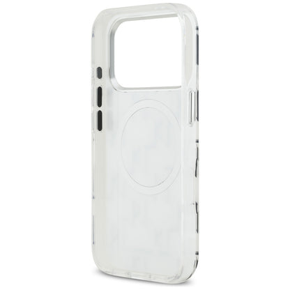 MagSafe-deksel for Apple iPhone 17 Pro, Karl Lagerfeld, IML KL Monogram, Hvit