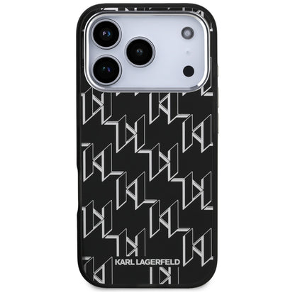 MagSafe-deksel for Apple iPhone 17 Pro, Karl Lagerfeld, IML KL Monogram, Svart