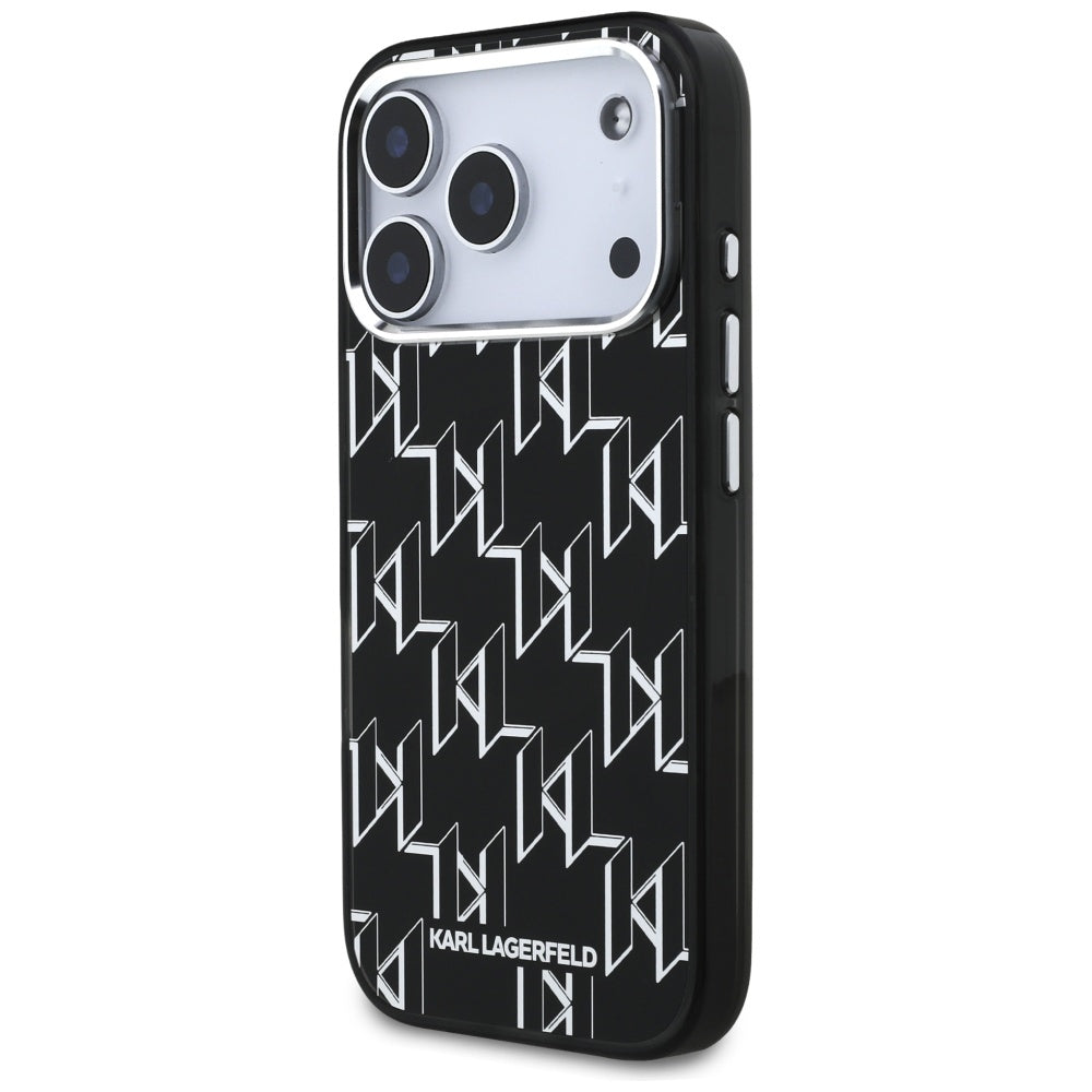 MagSafe-deksel for Apple iPhone 17 Pro, Karl Lagerfeld, IML KL Monogram, Svart