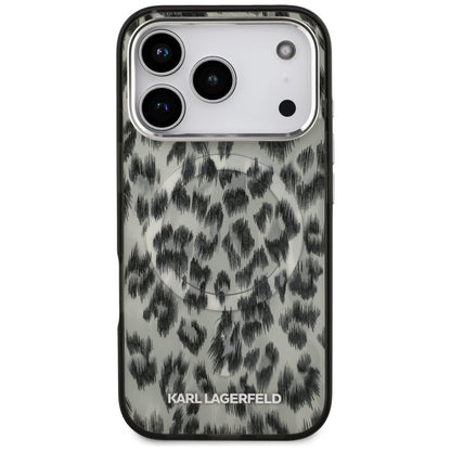 MagSafe-deksel for Apple iPhone 17 Pro, Karl Lagerfeld, IML Leopard-mønster, Brun