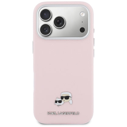 MagSafe deksel for Apple iPhone 17 Pro, Karl Lagerfeld, Karl & Choupette Head's Pin, Rosa
