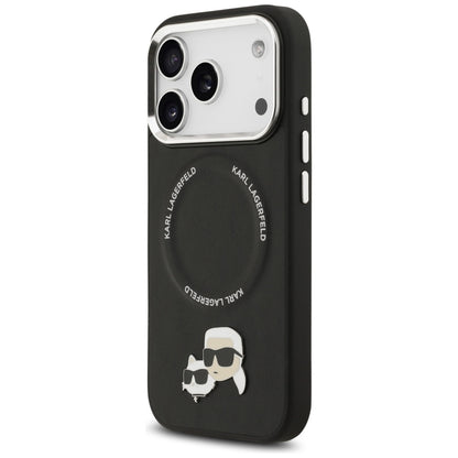 MagSafe-deksel for Apple iPhone 17 Pro, Karl Lagerfeld, Karl & Choupette Pins, Svart