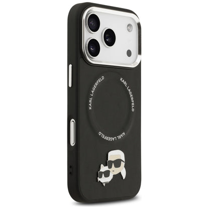 MagSafe-deksel for Apple iPhone 17 Pro, Karl Lagerfeld, Karl & Choupette Pins, Svart