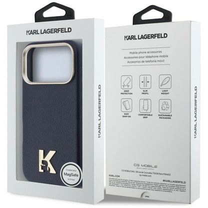 MagSafe deksel for Apple iPhone 17 Pro, Karl Lagerfeld, Karl Head Logo, Blå