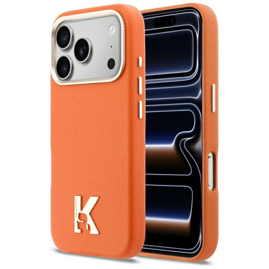MagSafe-deksel for Apple iPhone 17 Pro, Karl Lagerfeld, Karl Head Logo, Oransje