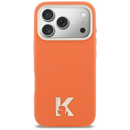 MagSafe-deksel for Apple iPhone 17 Pro, Karl Lagerfeld, Karl Head Logo, Oransje
