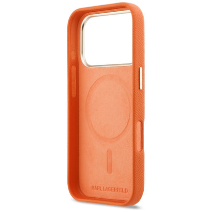 MagSafe-deksel for Apple iPhone 17 Pro, Karl Lagerfeld, Karl Head Logo, Oransje