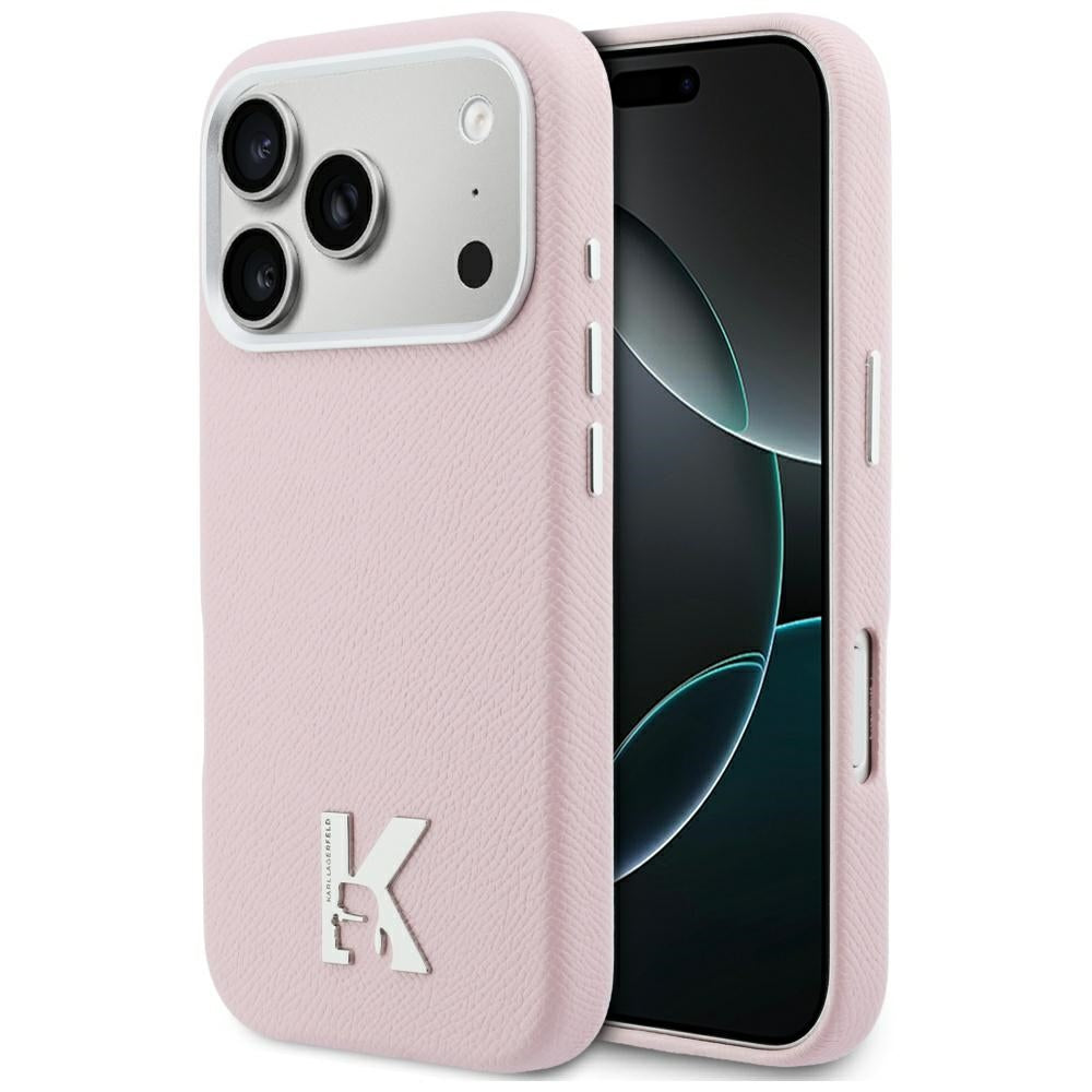 MagSafe deksel for Apple iPhone 17 Pro, Karl Lagerfeld, Karl Head Logo, Rosa
