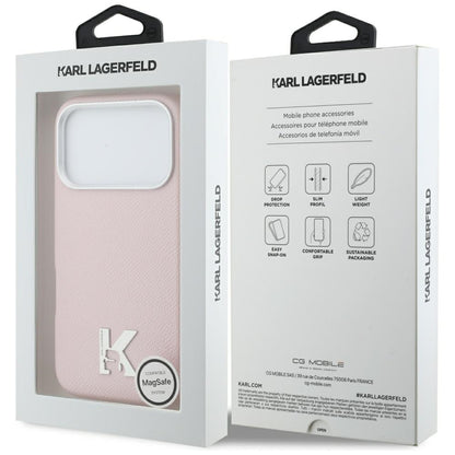 MagSafe deksel for Apple iPhone 17 Pro, Karl Lagerfeld, Karl Head Logo, Rosa