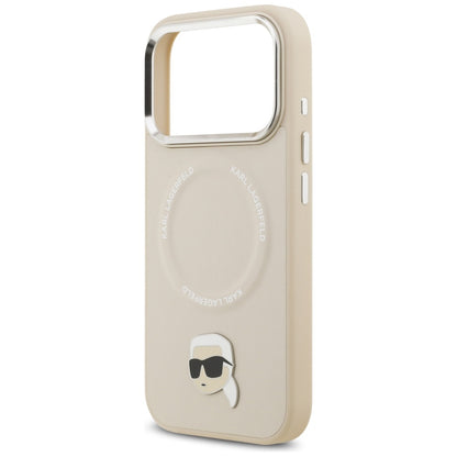MagSafe-deksel for Apple iPhone 17 Pro, Karl Lagerfeld, Karl Pin, Beige