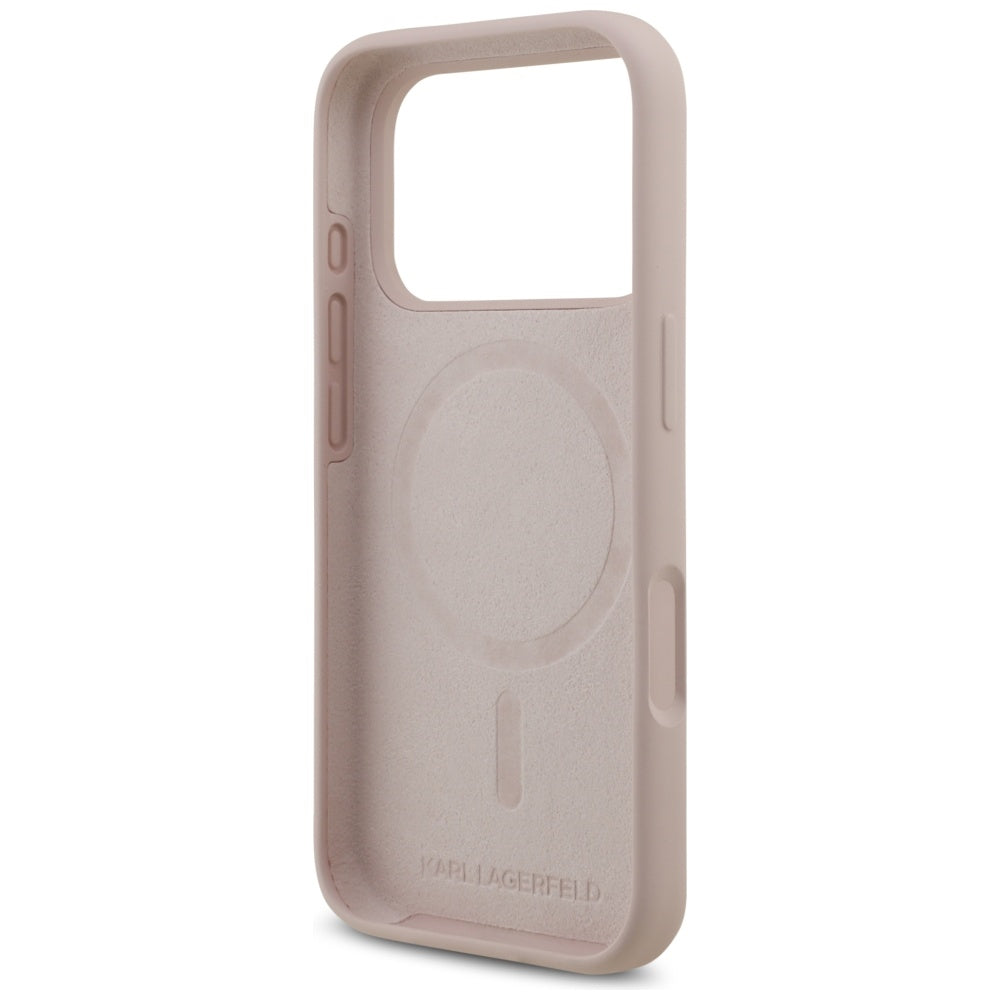 MagSafe-deksel for Apple iPhone 17 Pro, Karl Lagerfeld, Ring Karl & Choupette, Rosa