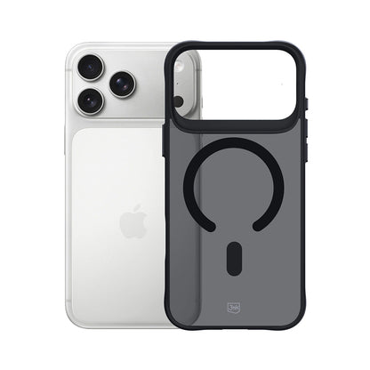 MagSafe-deksel for Apple iPhone 17 Pro Max, 3MK, Smoke MagCase, Svart