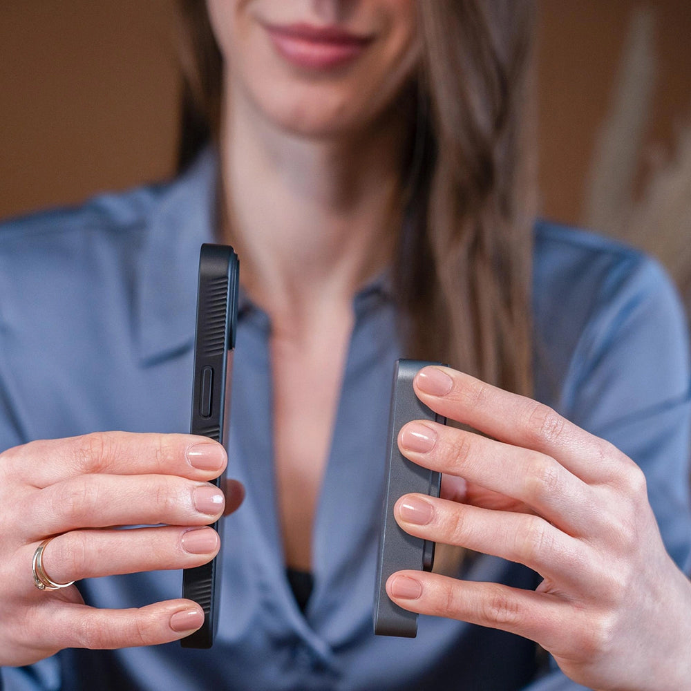 MagSafe-deksel for Apple iPhone 17 Pro Max, 3MK, Smoke MagCase, Svart