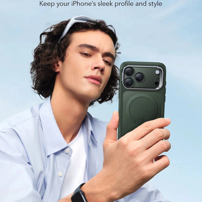 MagSafe-deksel for Apple iPhone 17 Pro Max, ESR, Classic Hybrid Kickstand, Satengrønn