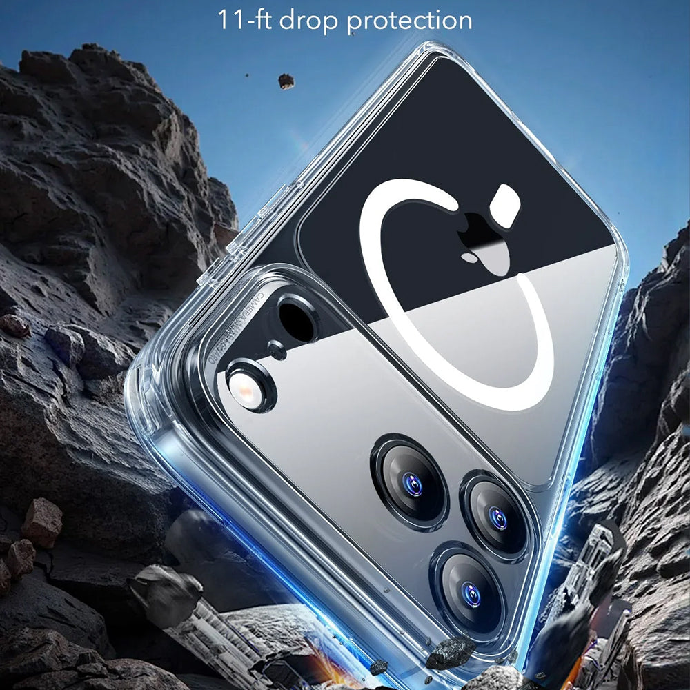 MagSafe-deksel for Apple iPhone 17 Pro Max, ESR, Classic Hybrid, Gjennomsiktig