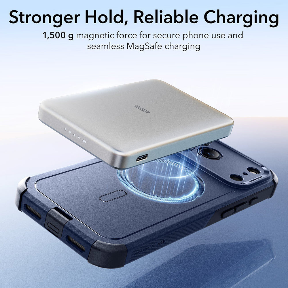 MagSafe-deksel for Apple iPhone 17 Pro Max, ESR, Cyber, Blå