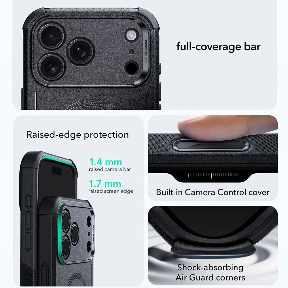 MagSafe-deksel for Apple iPhone 17 Pro Max, ESR, Cyber, Svart