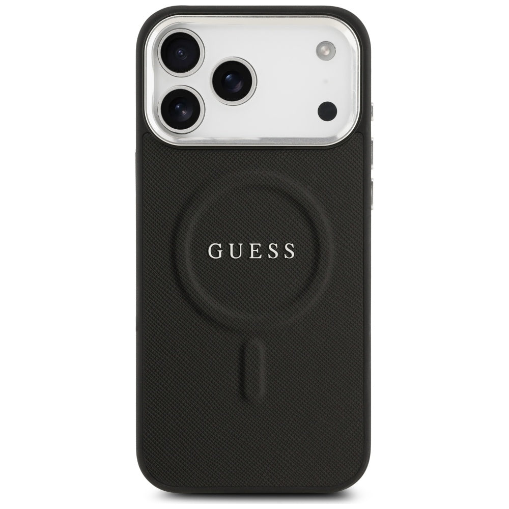 MagSafe-deksel for Apple iPhone 17 Pro Max, Guess, Classic Logo, Svart