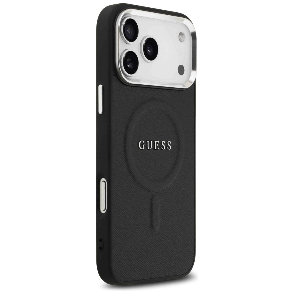 MagSafe-deksel for Apple iPhone 17 Pro Max, Guess, Classic Logo, Svart