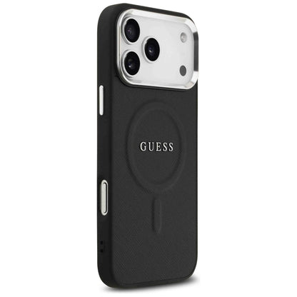 MagSafe-deksel for Apple iPhone 17 Pro Max, Guess, Classic Logo, Svart