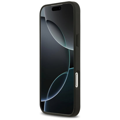 MagSafe-deksel for Apple iPhone 17 Pro Max, Guess, Grained Flowers, Svart