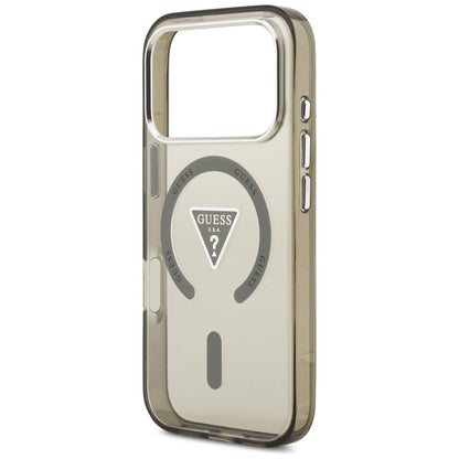 MagSafe-deksel for Apple iPhone 17 Pro Max, Guess, IML Gradient Triangle Logo, Kaki