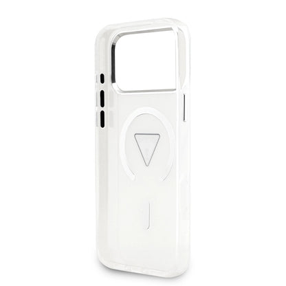 MagSafe deksel for Apple iPhone 17 Pro Max, Guess, IML Gradient Triangle Logo, Gjennomsiktig