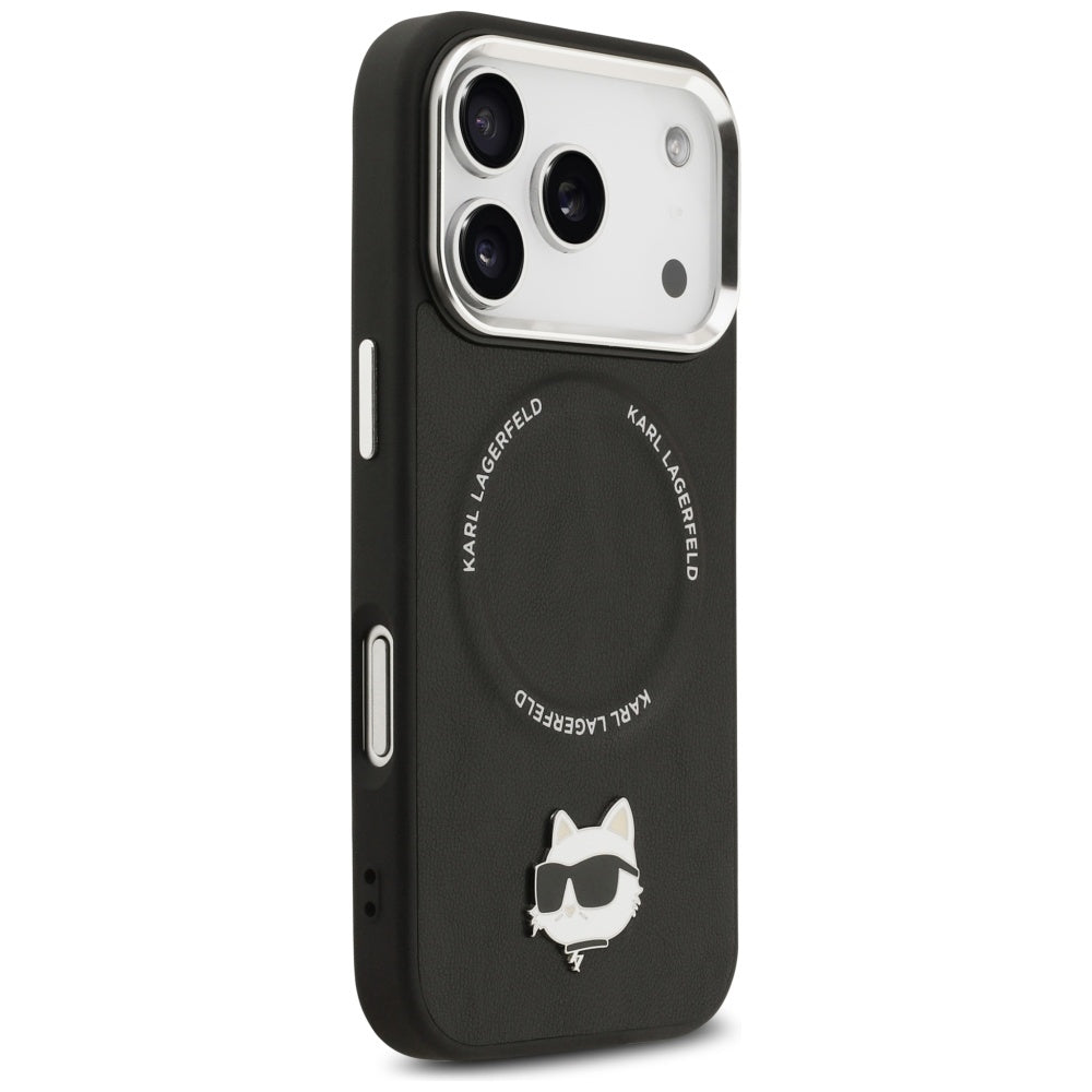 MagSafe-deksel for Apple iPhone 17 Pro Max, Karl Lagerfeld, Choupette Pin, Svart