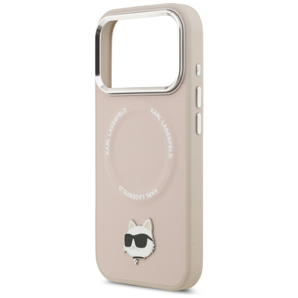 MagSafe-deksel for Apple iPhone 17 Pro Max, Karl Lagerfeld, Choupette Pin, Rosa