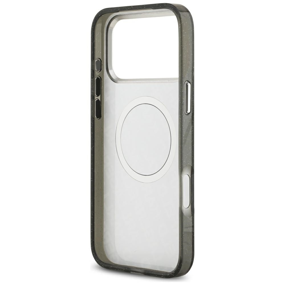 MagSafe-deksel for Apple iPhone 17 Pro Max, Karl Lagerfeld, Glitter Karl & Choupette Head, Svart