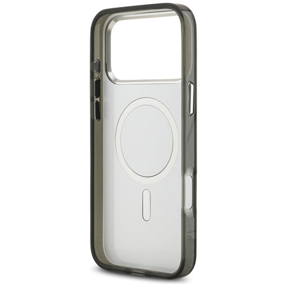 MagSafe-deksel for Apple iPhone 17 Pro Max, Karl Lagerfeld, IML Aquarelle Logo Karl & Choupette, Svart