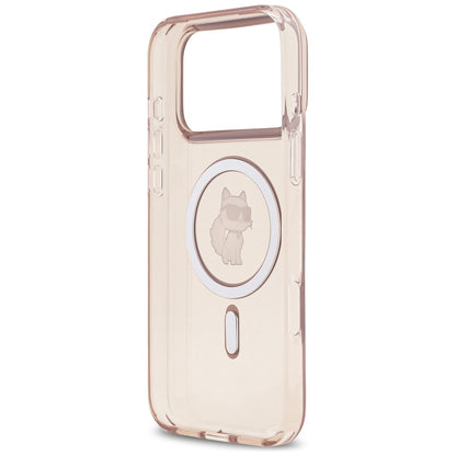 MagSafe-deksel for Apple iPhone 17 Pro Max, Karl Lagerfeld, IML Choupette, Rosa